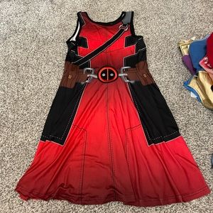 Deadpool cosplay dress